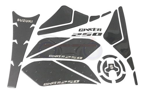 Kit Protector Tanque Stop Grip Suzuki Gixxer 250 Nkd (fibra)