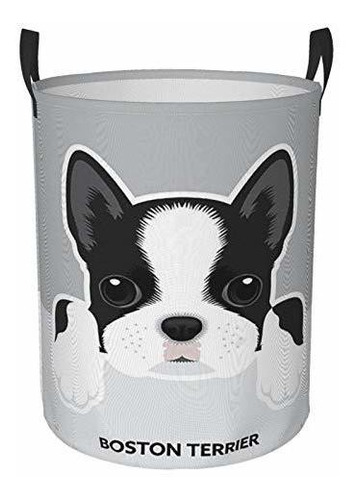 Kiuloam Boston Terrier - Cestas De Lavandería Para Perros Y 