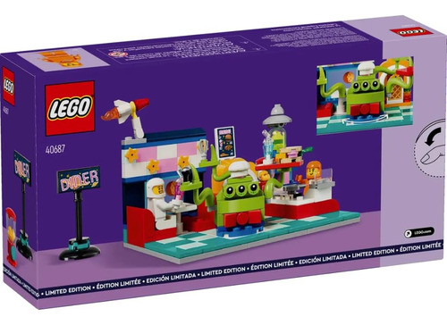 Lego Set Diner Alien Espacial, Edición Limitada, Creativo