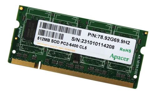 Memória Ddr2 800mhz Notebook (11323)