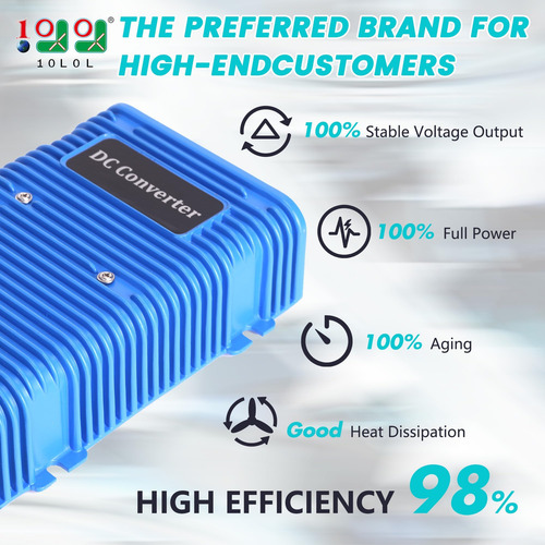 10l0l 360w Golf Cart 48v 36v A 12v 30a Convertidor Regulador