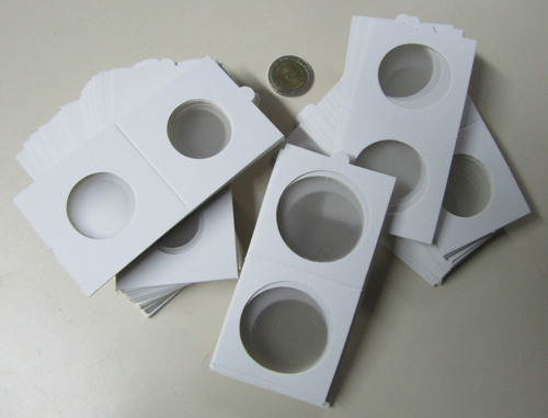 100 Cartones Vk Para Monedas 20 22 25 27 30 34 37 40 Mm