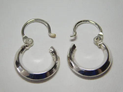 Aros Argollas Criollos Plata 925 13 Mm 0