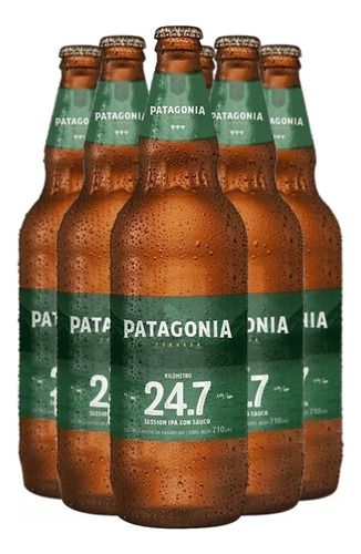 Cerveza Patagonia 24.7 De 730ml X 6 Unidades