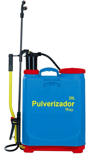 Pulverizador Manual 3 Bicos 20l Bomba Profissional Importway