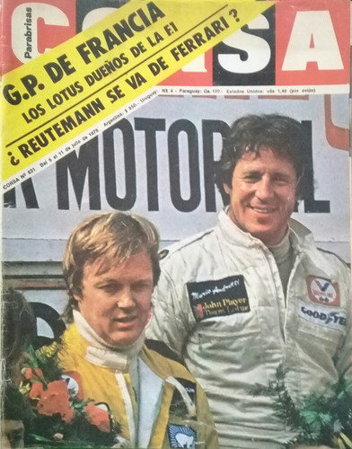 Corsa 631 Gp Francia, Reutemann Se Va De Ferrari?,año 1978