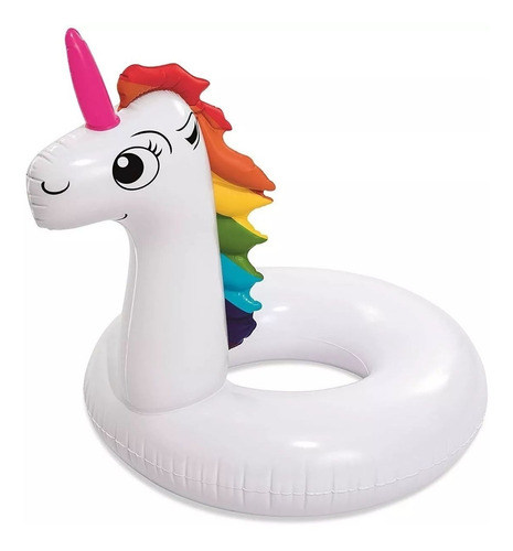 Unicornio Bestway Aro Flotador Gigante Inflable Pileta Playa