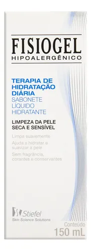 Sabonete Líquido Fisiogel Terapia Hidratação Diário 150mL Pele Se...
