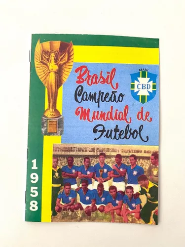 Álbum de Figurinhas - BRASIL CAMPEÃO MUNDIAL DE FUTEBOL