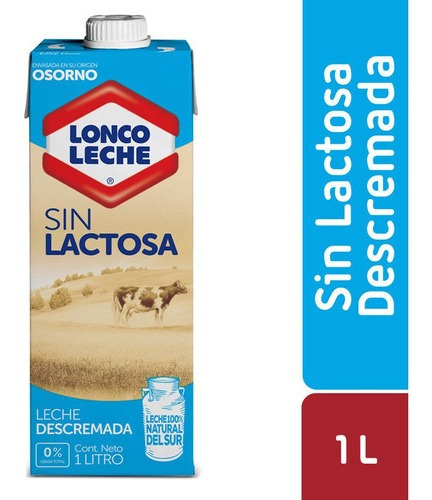 Loncoleche Sin Lactosa Descremada 1 Litro