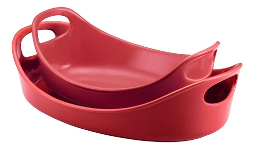 Rachael Ray Gres 1.25 Y 2.25 Cuartos De Galon Y Marron Ova