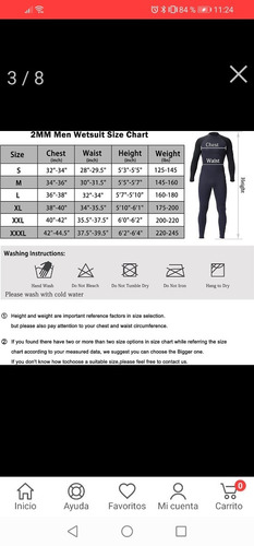 Imagen 4 de 4 de Traje De Neopreno 2mm Nuevo