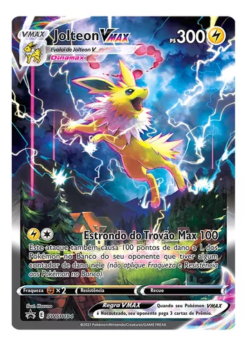 Carta Pokémon Jolteon Vmax Céus Em Evolução Original