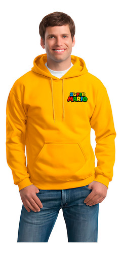 Buzo Hoodie Capota Super Mario Bros Game Nintendo Browser