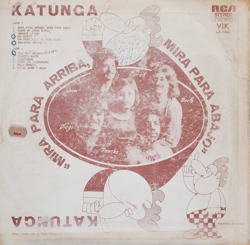Katunga - Mira Para Arriba, Mira Para Abajo Lp