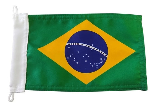 Bandeira Do Brasil 22x33cm Oficial Ideal Para Barcos