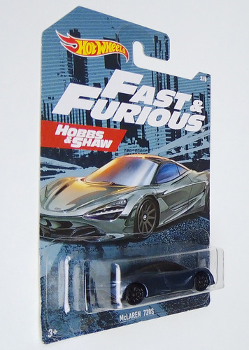 Hot Wheels Fast & Furious 3/5 - Mclaren 720 S Color Gris Oscuro