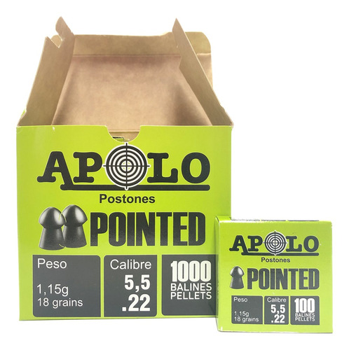 Poston Apolo Pointed Premium 5.5mm 18gr 10 X 100 /superstore
