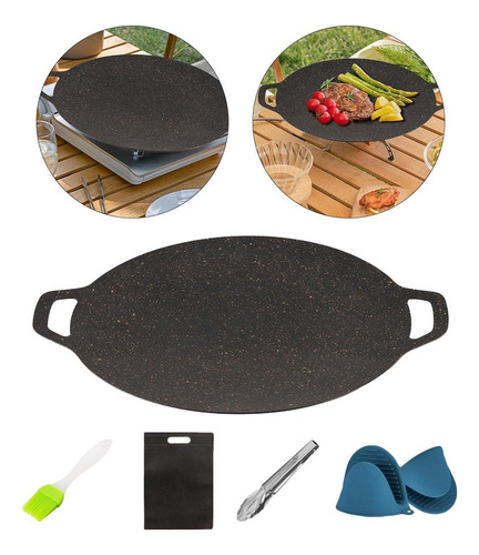 Barbacoa Parrilla Sartenes Freír Para Mochileros 28cm