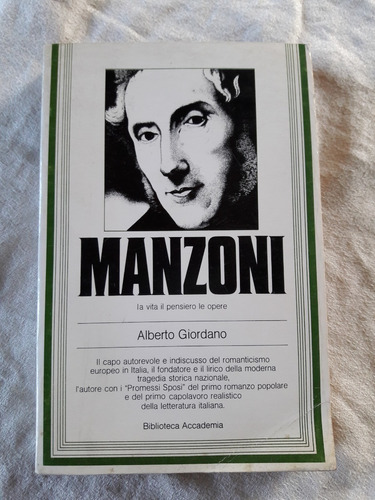 Manzoni - Alberto Giordano - Idioma Italiano 
