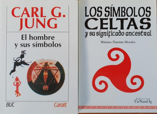 2 Libros El Hombre Y Sus Símbolos Jung + Los Símbolos Celtas