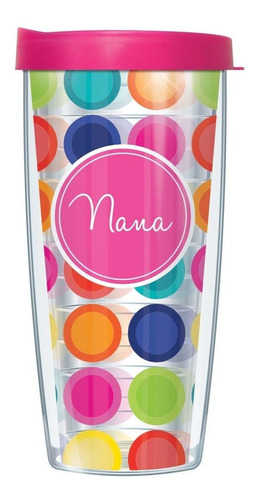 Nana On Happy Circles - Vaso Con Tapa, Con Tapa.