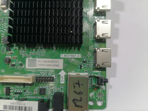 Tarjeta Main Jvc Si50urf T.ms1801.81 #1267 (Usado)