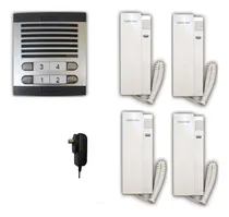 Comprar Kit. Portero Eléctrico 4 Departamentos 4 Nros. Senlis