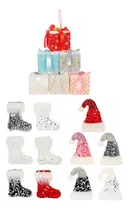 Comprar 6 Adornos Navideño Colgantes Arbol Muñecos Navideños