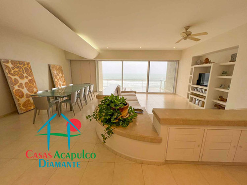 Cad Playamar Diamante T2 501. Depa De Playa Con Terraza Y Vista Al Mar