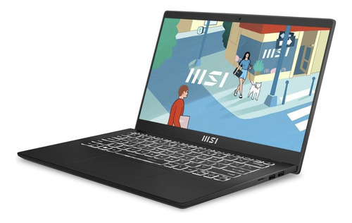Msi Modern Ryzen 7 7730u 16 Gb 512 Gb 14 Negro