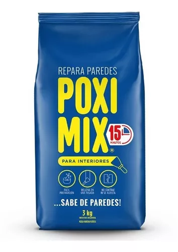 Cemento Rápido Exterior Poxi-Mix 1,25 Kg