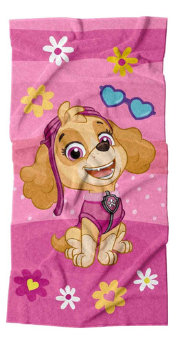 Toalla Premium Para Baño 75x147 Cm Paw Patrol Pink