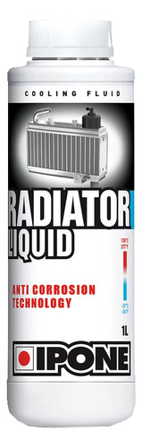 Refrigerante Para Radiador De Moto Ipone Radiator Liquid 1lt