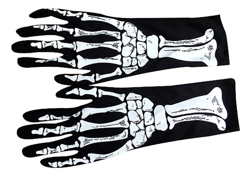 D Gloves Halloween Cosplay Soild Calavera De Terror Unisex C