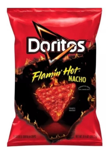 Doritos Flamin Hot Nacho 9 1/4 (262.2g) Importado