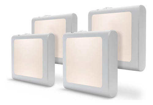 Vintar 4 Pack Luz Nocturna Led, Luces Nocturnas Que Se Conec