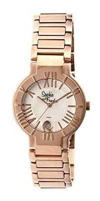 Reloj Sf1203 Rushmore Rose Gold /white De Acero Inoxidable