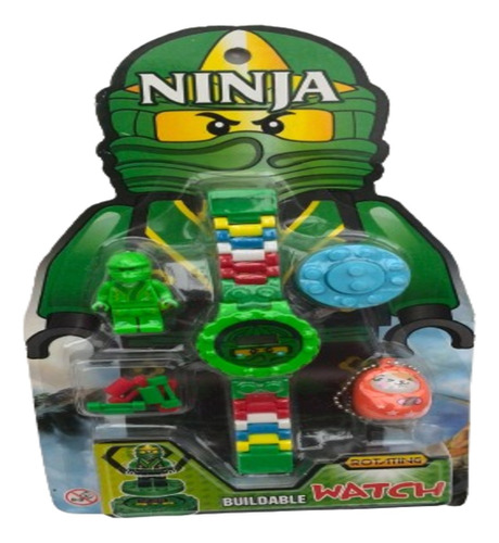 Reloj Armable Ninja + Accesorios - Última Unidad