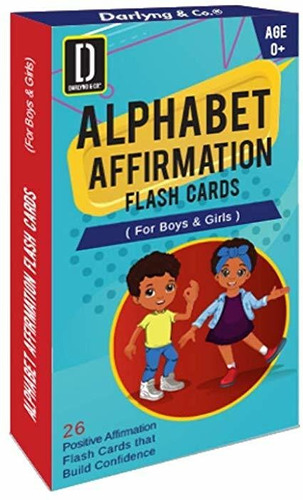 Darlyng & Co.'s Modern Alphabet Affirmation Flash Cards For 