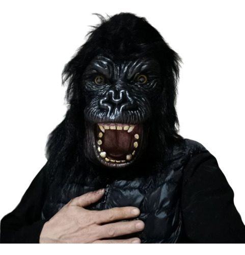 Máscara De Látex Gorila King Kong Cosplay Disfraz Halloween