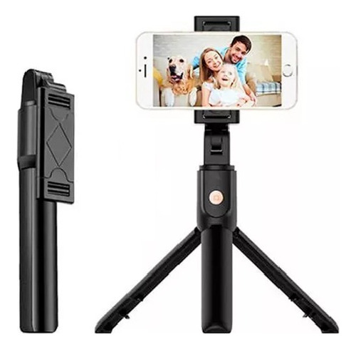 Tripode Bluetooth K07 Negro, Blanco Para Selfie Con Control 