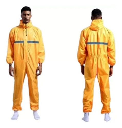 U Overol Impermeable De Una Pieza For Hombre Con Capucha /