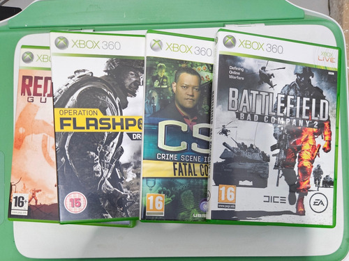 7 Jogos Xbox 360 - Skyrim, Mirror's Edge, Red Faction Etc