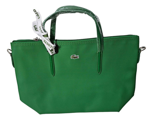 Bolsa Lacoste Para Mujer Crossdoby Verde Green (Reacondicionado)