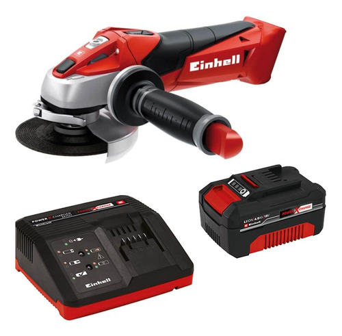 Amoladora angular con batería y cargador 18v - Einhell