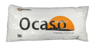 Imagen 2 de 2 de Almohada Marca Latinflex Modelo Ocaso King 100x50cm Blanco