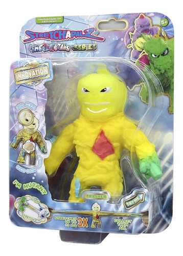 Boneco Elástico Trasher De 12cm - Stretchapalz The Mutants
