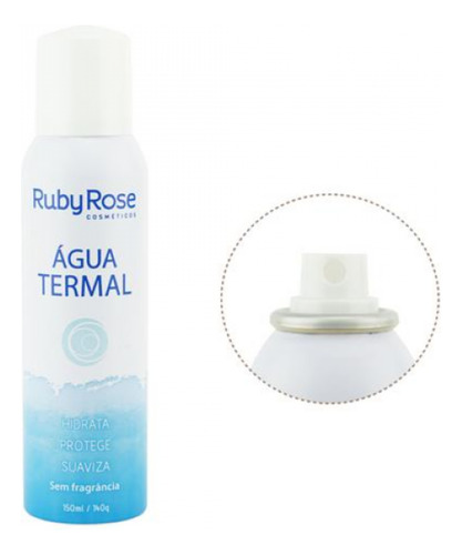 Água Termal Sem Fragrância Hb306 Ruby Rose 150ml - Kit Com 2