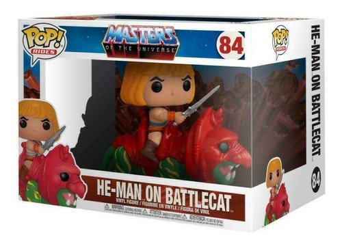 Funko Pop He-man On Battle Cat #84 Masters Of The Universe